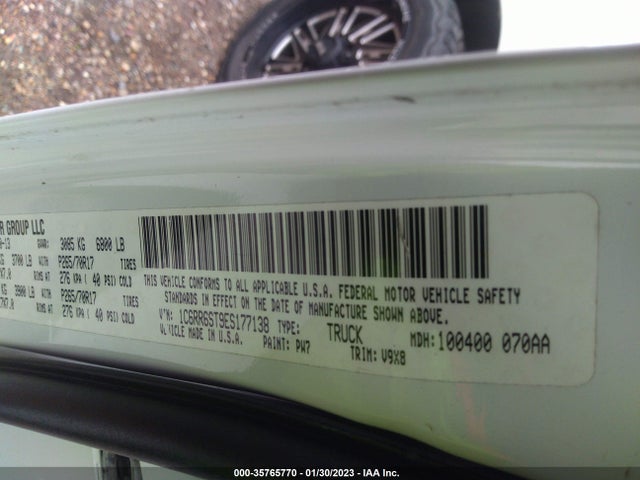 2014 RAM 1500 VIN: 1C6RR6ST9ES177138