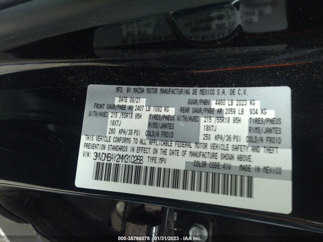 2021 Mazda CX-30, VIN: 3MVDMBAY2MM310268