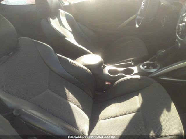 2013 HYUNDAI VELOSTER W/BLACK INT VIN: KMHTC6AD6DU135812