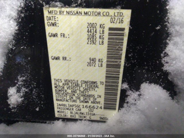1N4BL3AP5GC166624 Nissan ALTIMA 3.5