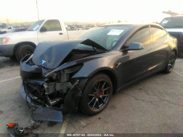 Tesla Model 3 Long Range 2021 5YJ3E1EB0MF875603 Image 2