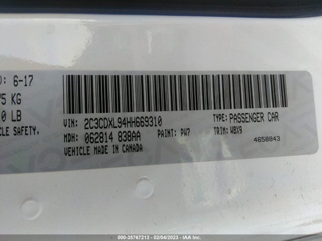 Dodge Charger Srt Hellcat 2017 2C3CDXL94HH669310 Image 9