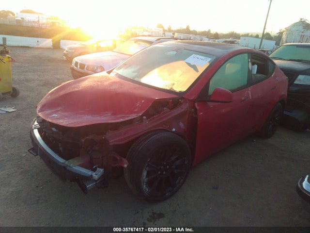 2022 TESLA MODEL Y LONG RANGE VIN: 7SAYGAEE5NF561458