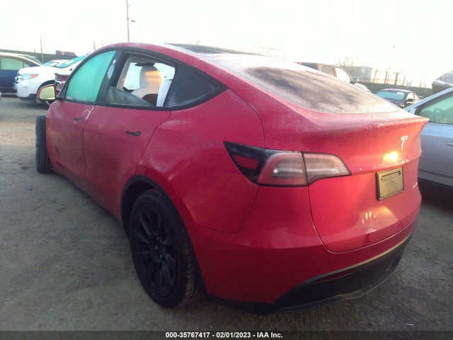 2022 TESLA MODEL Y LONG RANGE VIN: 7SAYGAEE5NF561458