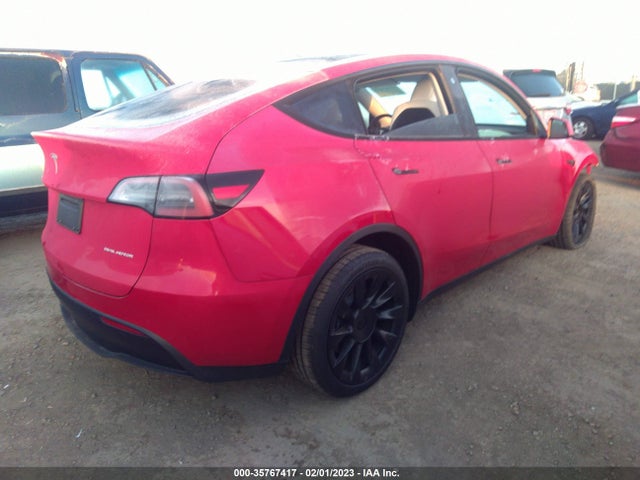 2022 TESLA MODEL Y LONG RANGE VIN: 7SAYGAEE5NF561458