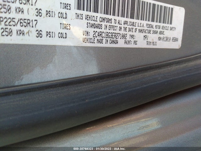 2C4RC1BG3ER271002 Chrysler Town & Country Touring