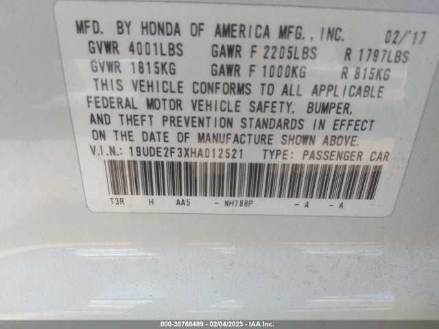 2017 Acura ILX, VIN: 19UDE2F3XHA012521