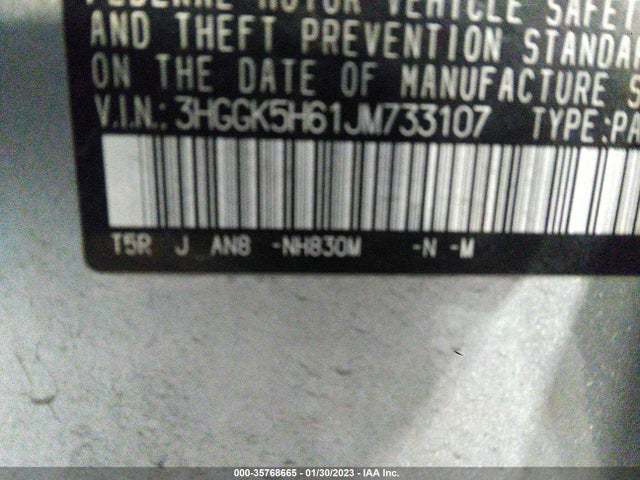 2018 Honda Fit, VIN: 3HGGK5H61JM733107