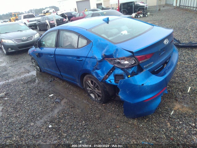 2018 HYUNDAI ELANTRA SEL VIN: 5NPD84LF0JH221913