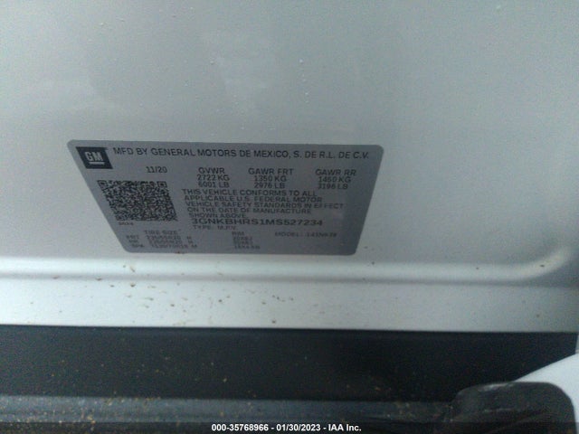 Chevrolet Blazer Lt 2021 3GNKBHRS1MS527234 Image 9