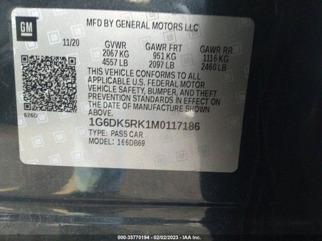 Cadillac CT4 2021 1G6DK5RK1M0117186 Image 10