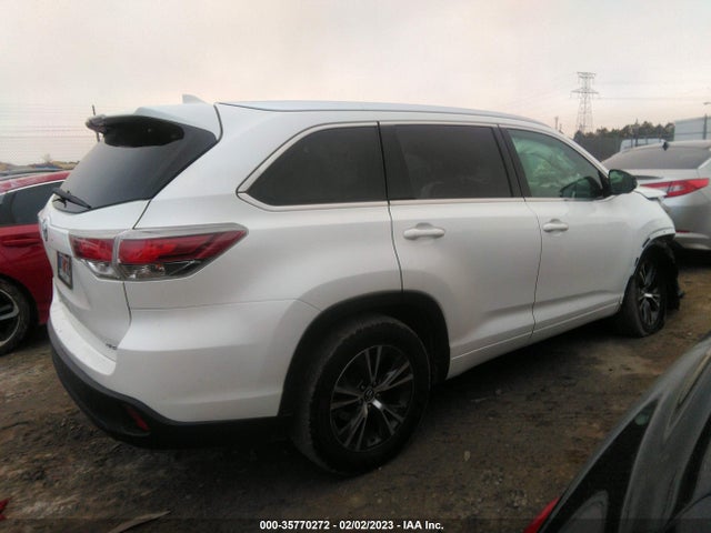 2016 TOYOTA HIGHLANDER XLE VIN: 5TDKKRFH0GS162786