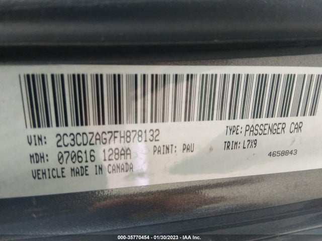 Dodge Challenger Sxt 2015 2C3CDZAG7FH878132 Image 8