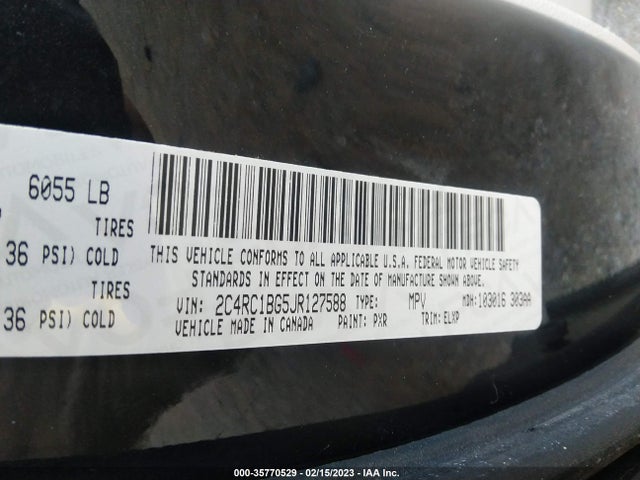 Chrysler Pacifica Touring L 2018 2C4RC1BG5JR127588 Image 9