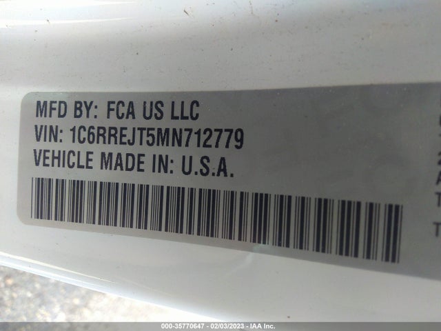 RAM 1500 Laramie 2021 1C6RREJT5MN712779 Image 11