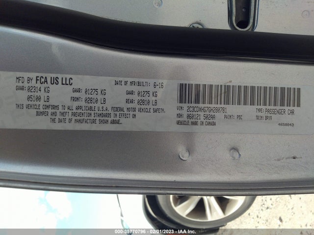 Dodge Charger Sxt 2016 2C3CDXHG7GH280781 Image 10