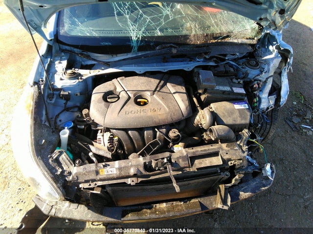 2013 HYUNDAI ELANTRA LIMITED PZEV VIN: KMHDH4AE3DU591706