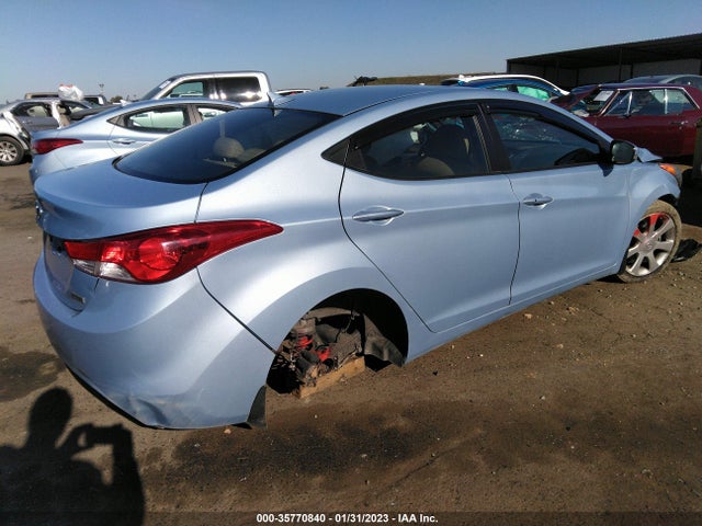 2013 HYUNDAI ELANTRA LIMITED PZEV VIN: KMHDH4AE3DU591706
