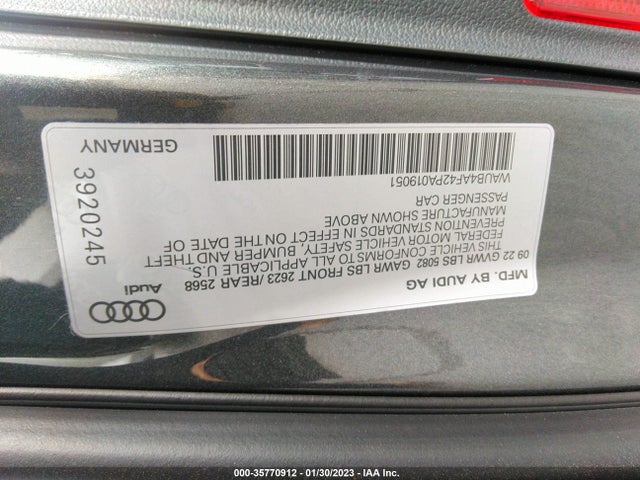 2023 Audi S4, VIN: WAUB4AF42PA019051
