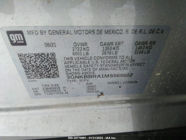 Chevrolet Blazer Lt 2021 3GNKBBRA1MS565602 Image 9