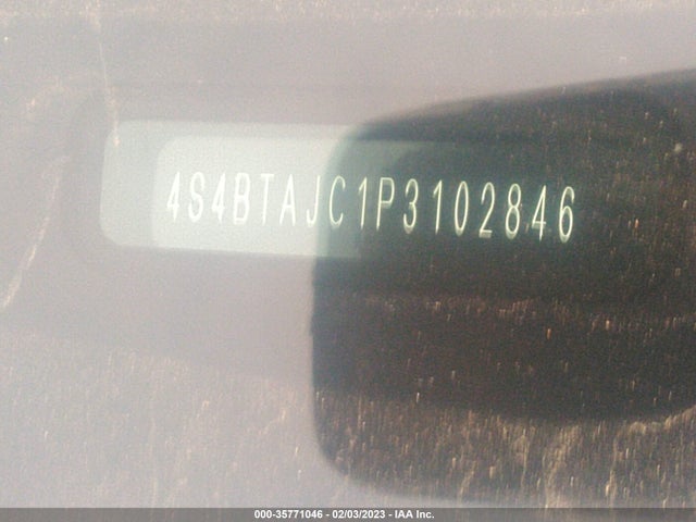 2023 SUBARU OUTBACK ONYX EDITION VIN: 4S4BTAJC1P3102846