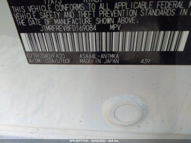 Toyota Rav4 Xle 2015 JTMRFREV8FD169084 Image 9