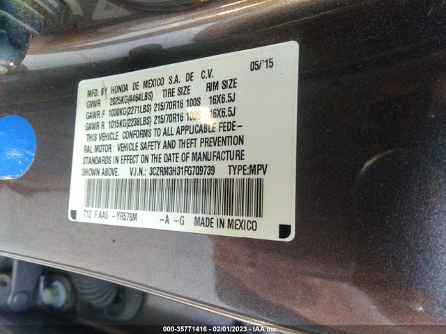 Honda CR-V LX 2015 3CZRM3H31FG709739 Image 11