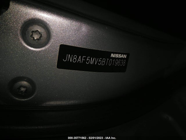 2011 NISSAN JUKE SL VIN: JN8AF5MV5BT019638