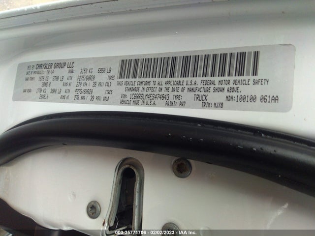 RAM 1500 Lone Star 2014 1C6RR6LM4ES474843 Image 10