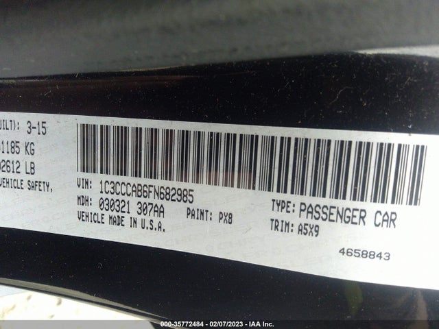 Chrysler 200 Limited 2015 1C3CCCAB6FN682985 Image 9