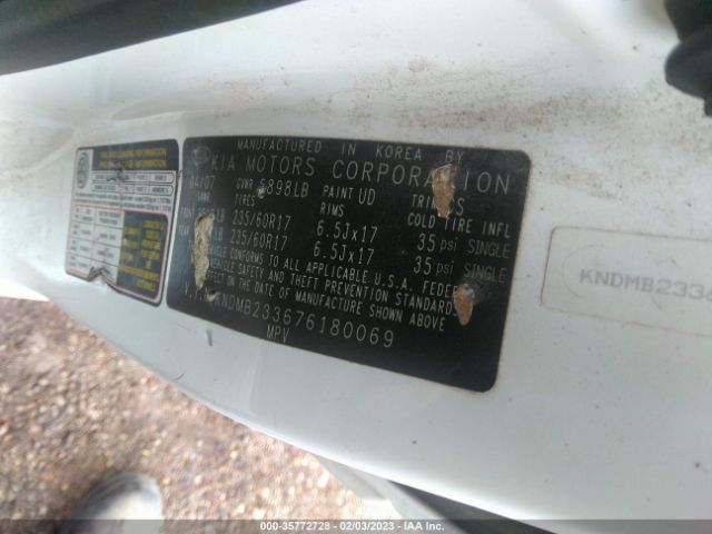 KNDMB233676180069 KIA SEDONA EX