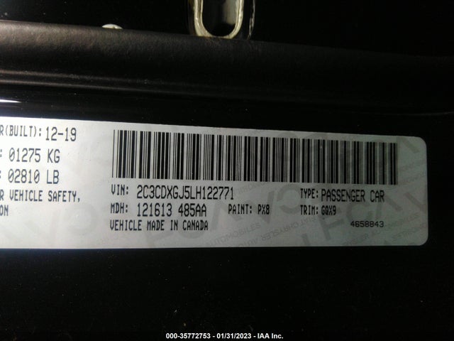 Dodge Charger Scat Pack 2020 2C3CDXGJ5LH122771 Image 9