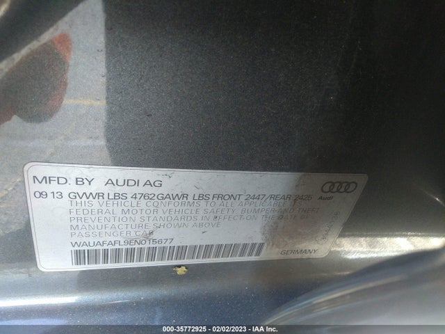 WAUAFAFL9EN015677 Audi A4 PREMIUM