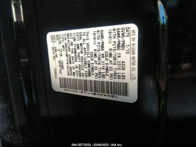 Nissan Rogue Select S 2015 JN8AS5MT7FW162248 Image 10