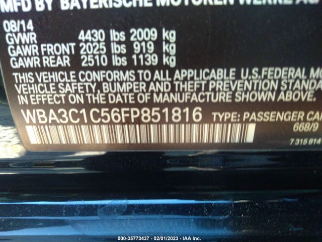 WBA3C1C56FP851816 BMW 3 Series 328i