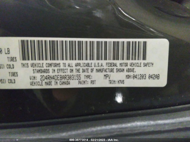 Dodge Grand Caravan Se 2010 2D4RN4DE8AR303155 Image 11