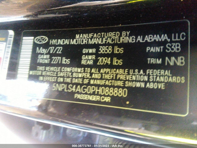 2023 Hyundai Elantra, VIN: 5NPLS4AG0PH088880