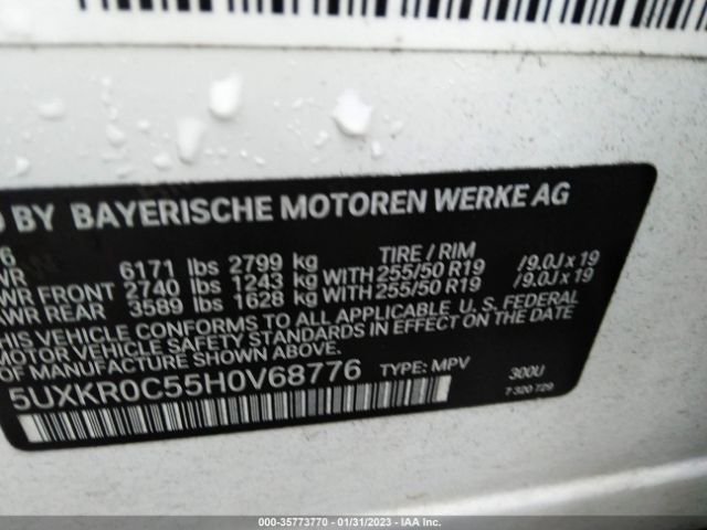 5UXKR0C55H0V68776 BMW X5 Xdrive35i