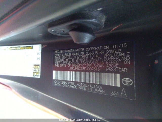 2015 Scion TC, VIN: JTKJF5C78FJ007315