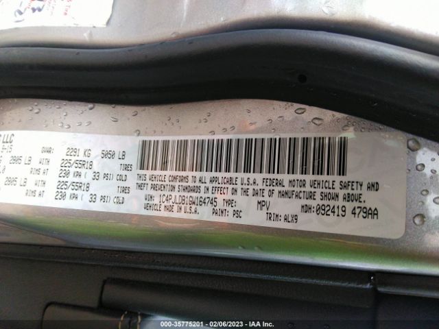 1C4PJLDB1GW164745 Jeep Cherokee Limited