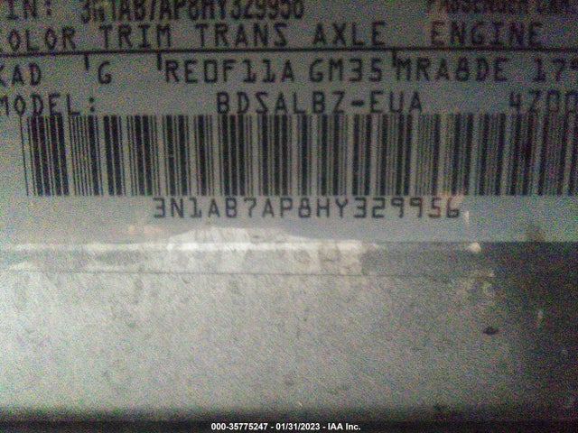 Nissan SENTRA S 2017 3N1AB7AP8HY329956 Image 9