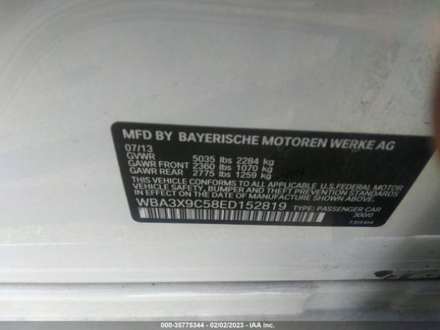 WBA3X9C58ED152819 BMW 3 Series Gran Turismo 335i Xdrive