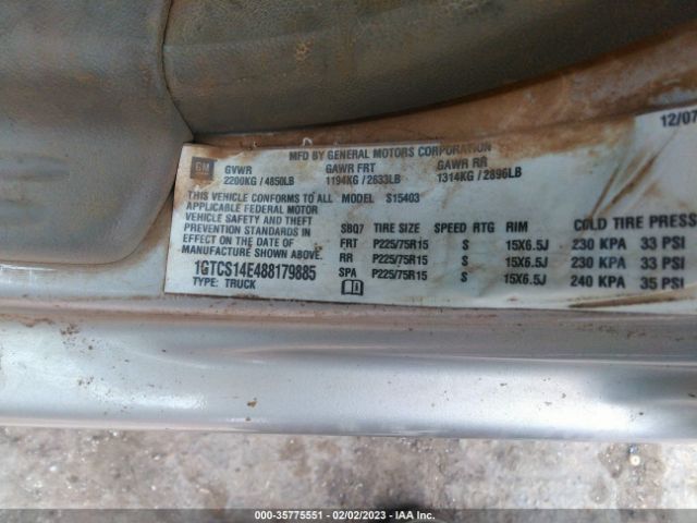 1GTCS14E488179885 GMC Canyon Sl