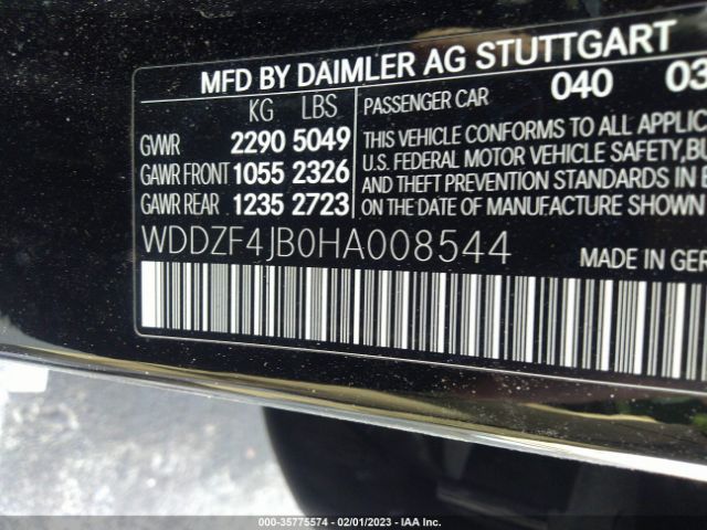 WDDZF4JB0HA008544 Mercedes-Benz E-class E 300