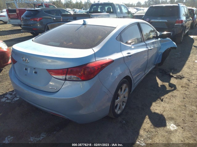 2011 HYUNDAI ELANTRA LTD PZEV VIN: KMHDH4AEXBU160812