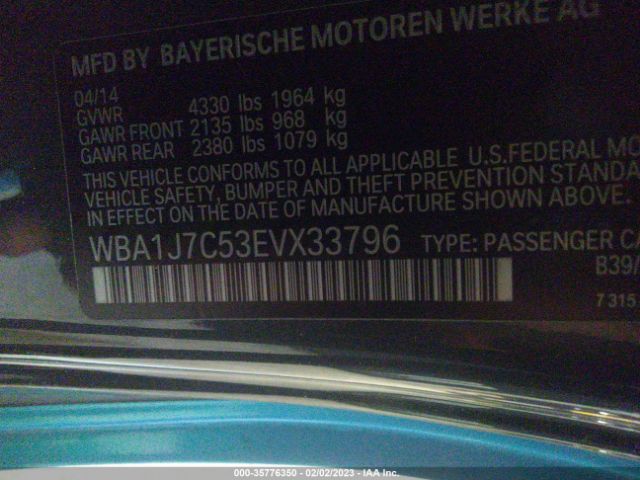 WBA1J7C53EVX33796 BMW M235
