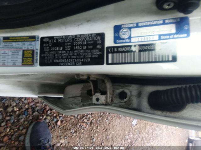 KNADN5A3XC6094928 KIA Rio Sx