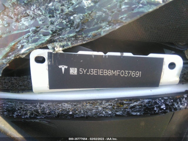 Tesla Model 3 Long Range 2021 5YJ3E1EB8MF037691 Image 9