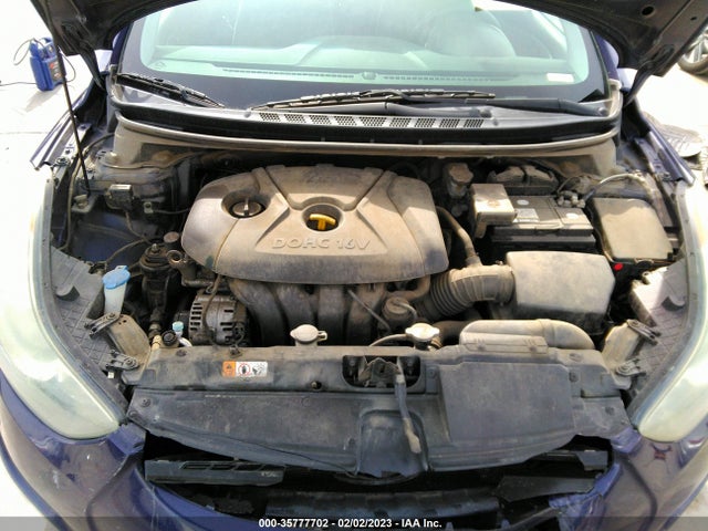 2013 HYUNDAI ELANTRA GLS VIN: 5NPDH4AE6DH344467