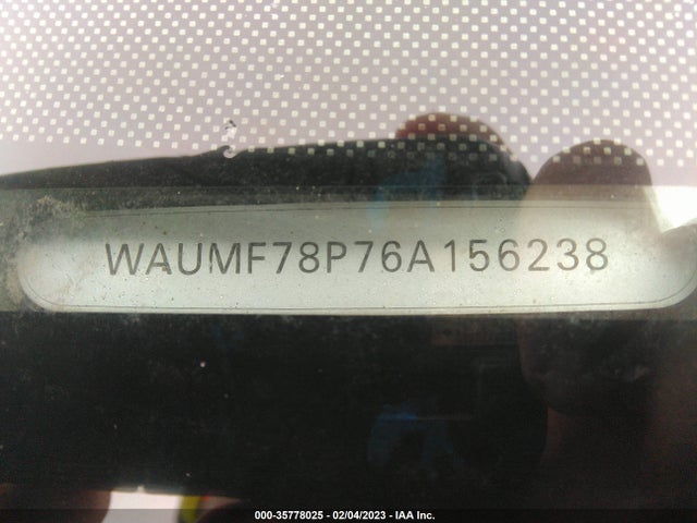 WAUMF78P76A156238 Audi A3 W/sport Pkg